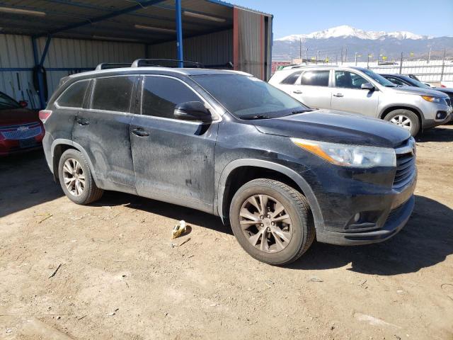 5TDJKRFH8FS138665 - 2015 TOYOTA HIGHLANDER XLE 黑色 照片 4