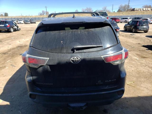5TDJKRFH8FS138665 - 2015 TOYOTA HIGHLANDER XLE 黑色 照片 6