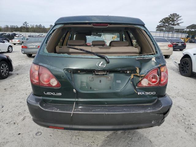 JT6GF10U8X0023081 - 1999 LEXUS RX 300 GREEN photo 6