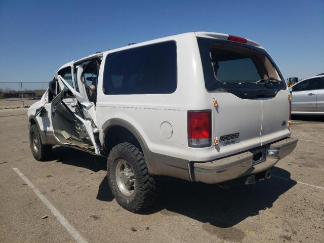 1FMNU43S2YEB61071 - 2000 FORD EXCURSION LIMITED WHITE photo 2