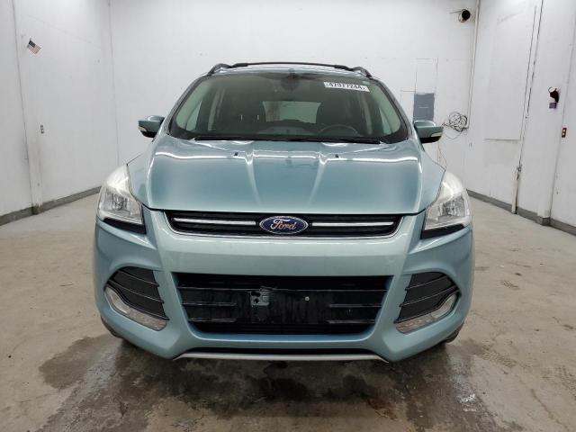 1FMCU0H9XDUA99196 - 2013 FORD ESCAPE SEL TURQUOISE photo 5