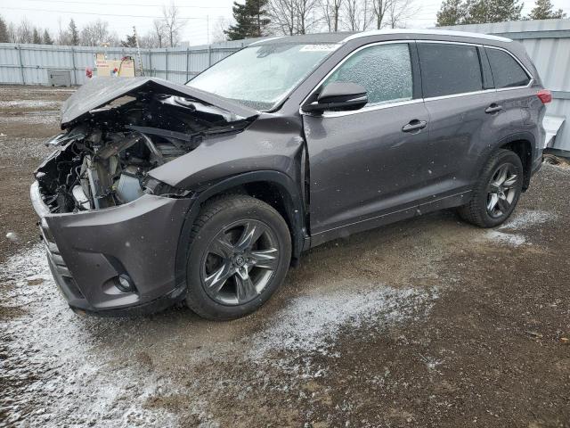 5TDDZRFH6KS919624 - 2019 TOYOTA HIGHLANDER LIMITED GRAY photo 1