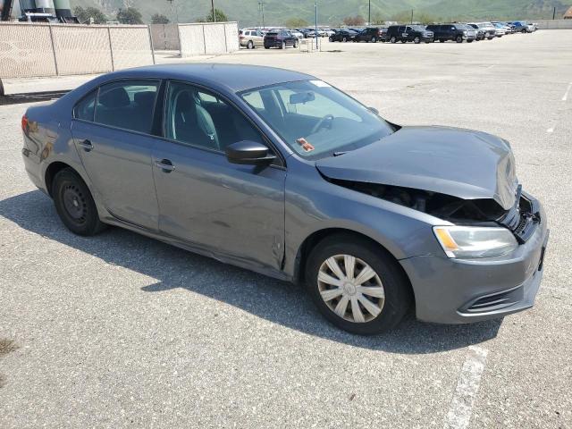 3VW2K7AJ2BM396979 - 2011 VOLKSWAGEN JETTA BASE GRAY photo 4