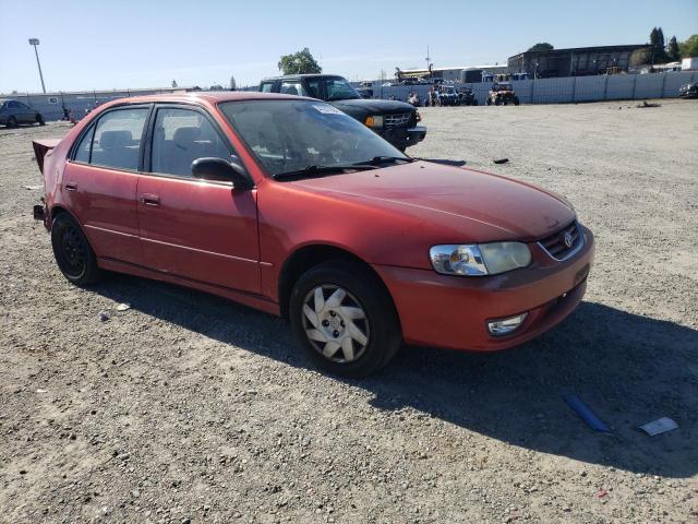 1NXBR12E61Z517628 - 2001 TOYOTA COROLLA CE RED photo 4