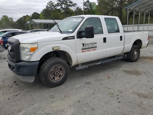 1FT7W2B62BEC16755 - 2011 FORD F250 SUPER DUTY WHITE photo 1