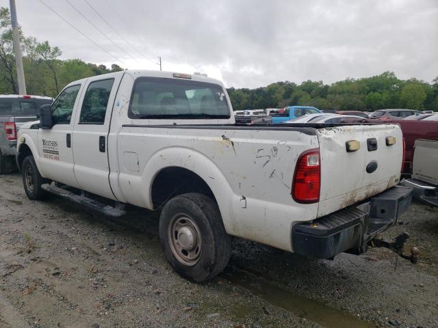 1FT7W2B62BEC16755 - 2011 FORD F250 SUPER DUTY WHITE photo 2