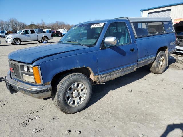 1GTFK24K1PE516361 - 1993 GMC SIERRA K2500 BLUE photo 1