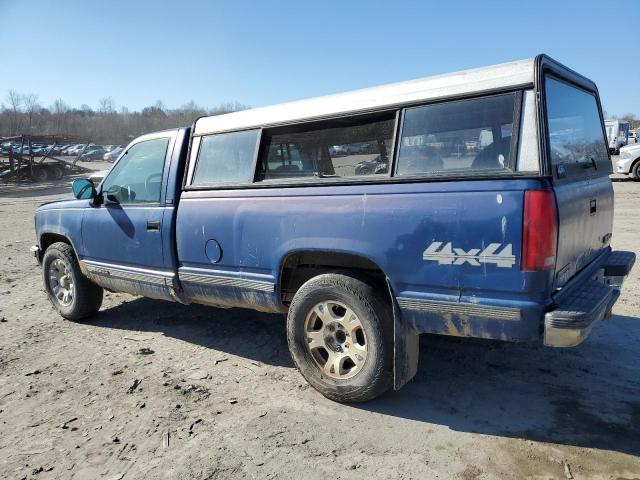 1GTFK24K1PE516361 - 1993 GMC SIERRA K2500 BLUE photo 2