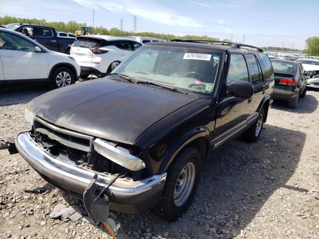 1GNCS13W9Y2286385 - 2000 CHEVROLET BLAZER BLACK photo 1