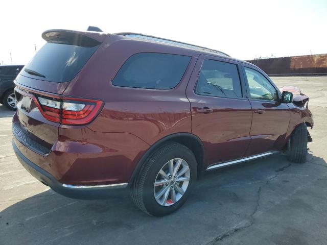 1C4RDJAG4NC129894 - 2022 DODGE DURANGO SXT BURGUNDY photo 3