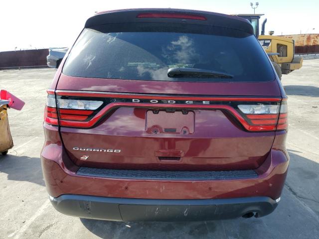 1C4RDJAG4NC129894 - 2022 DODGE DURANGO SXT BURGUNDY photo 6