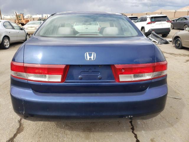 1HGCM56364A021601 - 2004 HONDA ACCORD LX BLUE photo 6