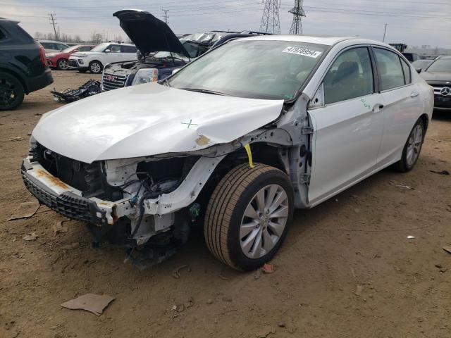 1HGCR3F85FA017611 - 2015 HONDA ACCORD EXL WHITE photo 1