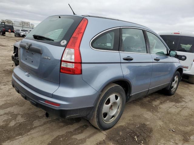 5J6RE4H33AL057737 - 2010 HONDA CR-V LX BLUE photo 3