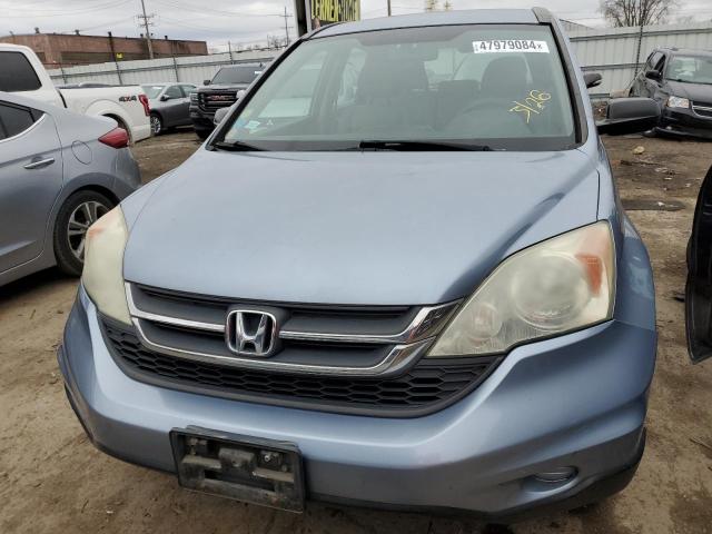 5J6RE4H33AL057737 - 2010 HONDA CR-V LX BLUE photo 5