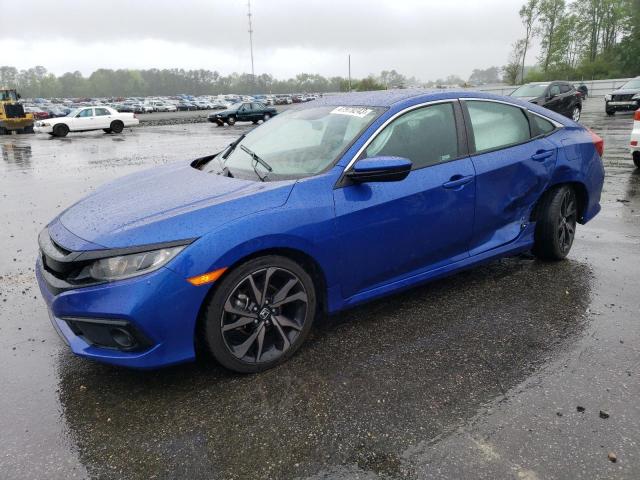 2HGFC2F80MH516324 - 2021 HONDA CIVIC SPORT 蓝色 照片 1
