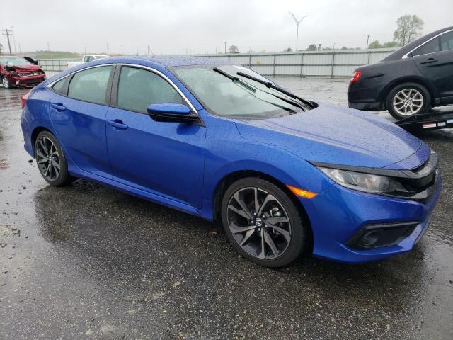 2HGFC2F80MH516324 - 2021 HONDA CIVIC SPORT 蓝色 照片 4