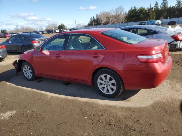 4T1BE46K27U053520 - 2007 TOYOTA CAMRY CE RED photo 2