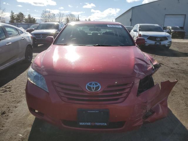 4T1BE46K27U053520 - 2007 TOYOTA CAMRY CE RED photo 5