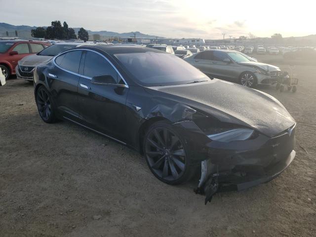 5YJSA1E27HF185487 - 2017 TESLA MODEL S შავი ფოტო 4