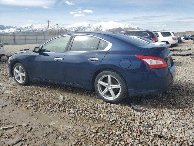 1N4AA51E39C844348 - 2009 NISSAN MAXIMA S BLUE photo 2