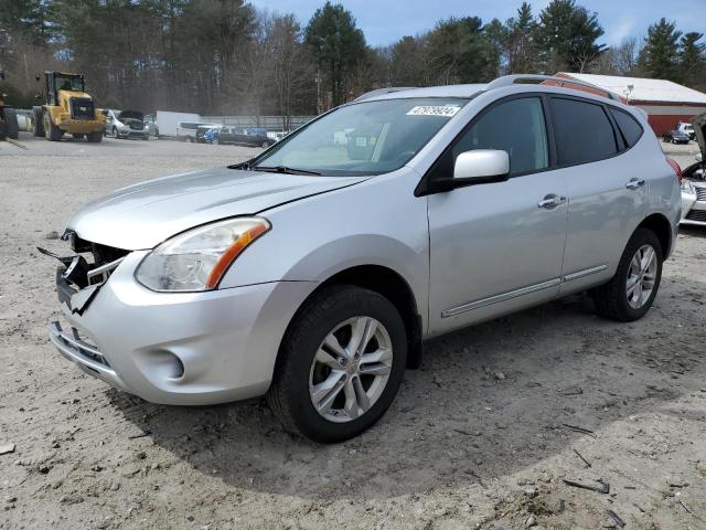 JN8AS5MV3DW132338 - 2013 NISSAN ROGUE S SILVER photo 1