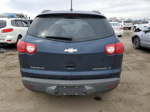 1GNEV13D09S140098 - 2009 CHEVROLET TRAVERSE LS BLUE photo 6