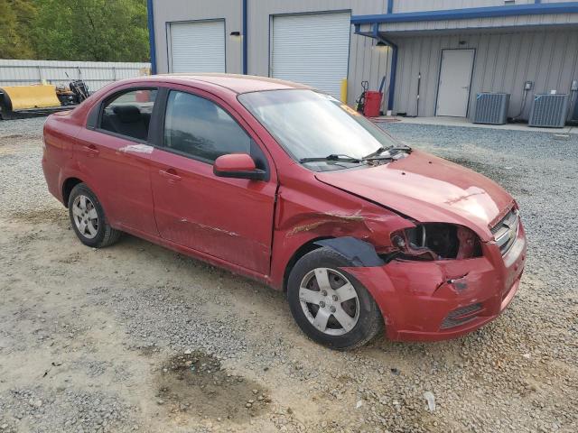 KL1TD5DE3BB133273 - 2011 CHEVROLET AVEO LS أحمر صورة 4