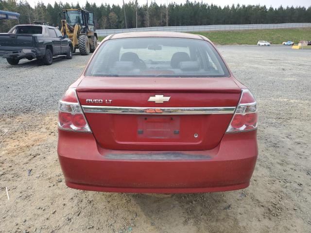 KL1TD5DE3BB133273 - 2011 CHEVROLET AVEO LS أحمر صورة 6