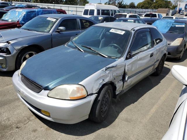 2HGEJ6428WH114531 - 1998 HONDA CIVIC CX SILVER photo 1