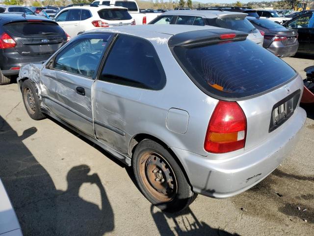 2HGEJ6428WH114531 - 1998 HONDA CIVIC CX SILVER photo 2