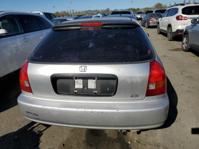 2HGEJ6428WH114531 - 1998 HONDA CIVIC CX SILVER photo 6