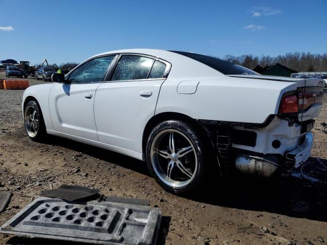 2B3CL3CG3BH606326 - 2011 DODGE CHARGER WHITE photo 2