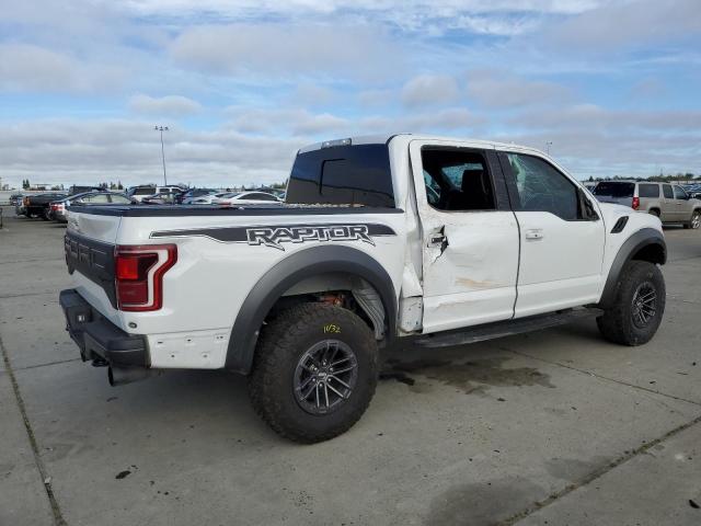 1FTFW1RG6LFA19121 - 2020 FORD F150 RAPTOR WHITE photo 3