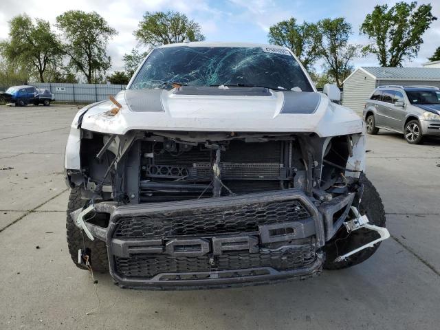 1FTFW1RG6LFA19121 - 2020 FORD F150 RAPTOR WHITE photo 5