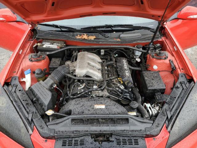 KMHHU6KH5AU008193 - 2010 HYUNDAI GENESIS CO 3.8L RED photo 11