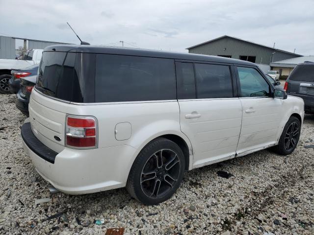 2FMGK5C88EBD26718 - 2014 FORD FLEX SEL WHITE photo 3