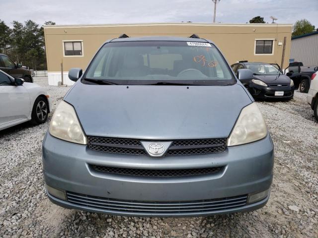 5TDZA22C45S265516 - 2005 TOYOTA SIENNA XLE BLUE photo 5