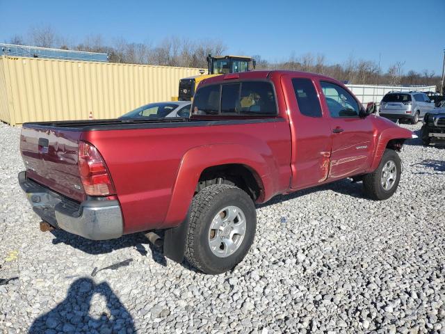 5TETU62N07Z371831 - 2007 TOYOTA TACOMA PRERUNNER ACCESS CAB RED photo 3