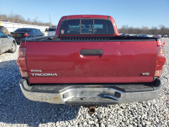 5TETU62N07Z371831 - 2007 TOYOTA TACOMA PRERUNNER ACCESS CAB RED photo 6