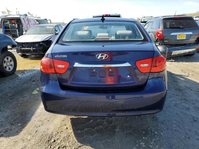 KMHDU4AD4AU136782 - 2010 HYUNDAI ELANTRA BLUE BLUE photo 6