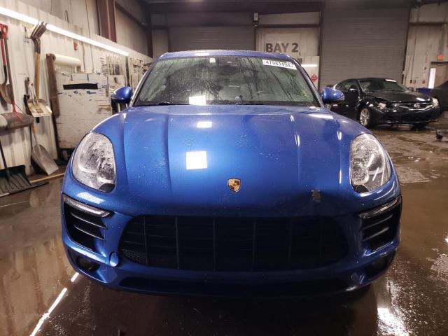 WP1AA2A53HLB01842 - 2017 PORSCHE MACAN BLUE photo 5