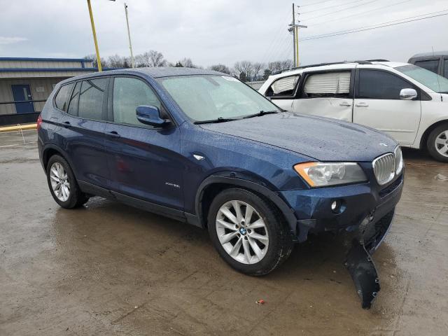 5UXWX9C53D0A24642 - 2013 BMW X3 XDRIVE28I BLUE photo 4