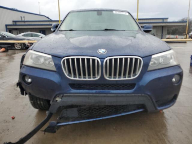 5UXWX9C53D0A24642 - 2013 BMW X3 XDRIVE28I BLUE photo 5