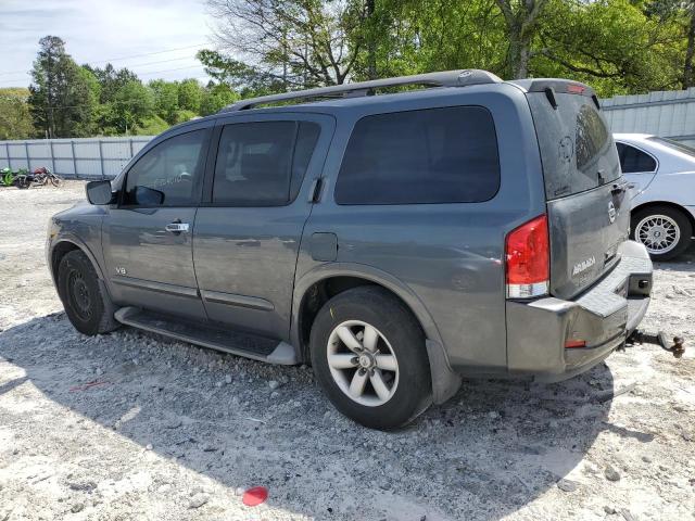 5N1BA08D48N624925 - 2008 NISSAN ARMADA SE GRAY photo 2