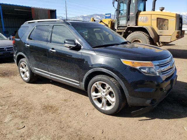 1FM5K8F88EGC49359 - 2014 FORD EXPLORER LIMITED BLACK photo 4