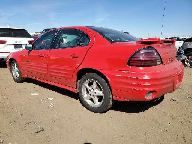 1G2NF52T91M598435 - 2001 PONTIAC GRAND AM SE1 RED photo 2