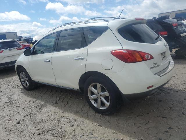 JN8AZ18U59W106904 - 2009 NISSAN MURANO S WHITE photo 2