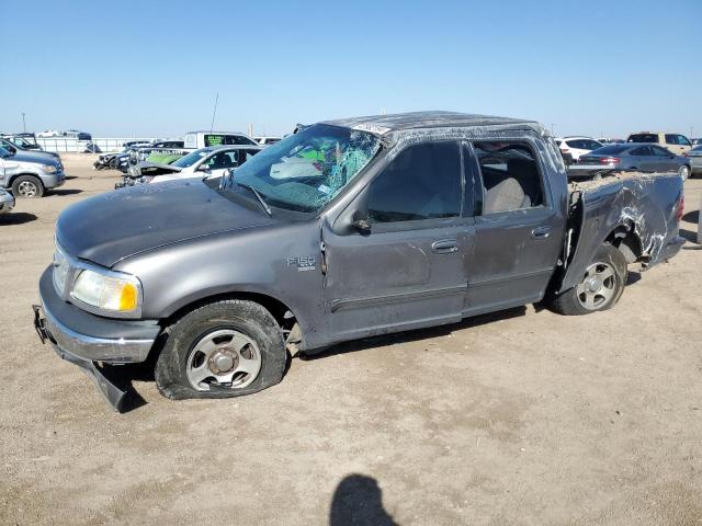 1FTRW07L03KC39112 - 2003 FORD F150 SUPERCREW GRAY photo 1