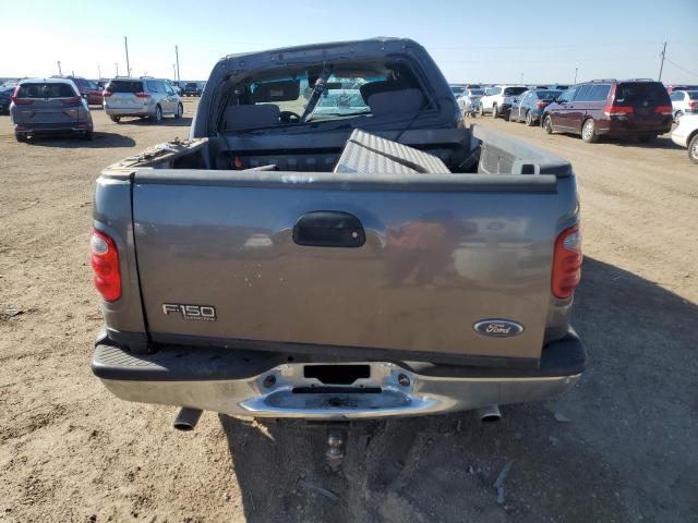 1FTRW07L03KC39112 - 2003 FORD F150 SUPERCREW GRAY photo 6